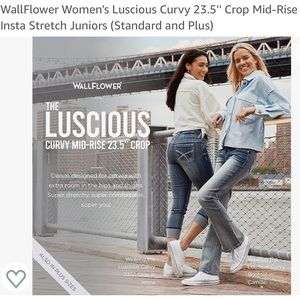 WALLFLOWER Cropped Curvy jeans 🩶